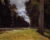 克劳德 莫奈 : Le Pave de Chailly in the Fontainbleau Forest